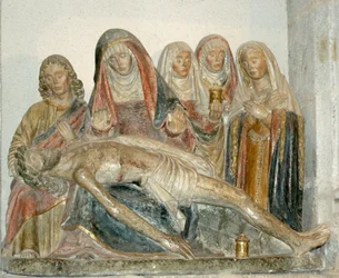 Pieta (malet sten)