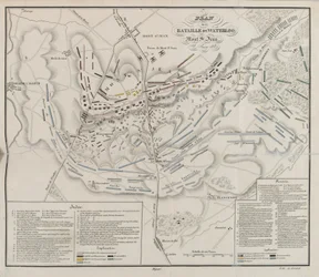 Kort over slaget ved Waterloo, Mont St Jean