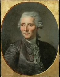 Digteren Pierre Augustin Caron de Beaumarchais Portræt efter Greuze ... (maleri på lærred)