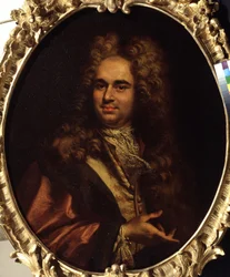 ""Portræt af Robert Walpole, greve af Orford (1676-1745)"" Maleri af den franske skole, Pushkin-museet i det tidlige 18. århundrede, Moskva