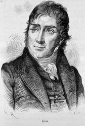 Portræt af Antoine Jean Gros (1771 - 1835), elev af David og derefter officiel maler af Napoleon - i "" L
