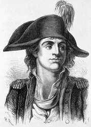 Portræt af Antoine Joseph Santerre (1752-1809), fransk politiker - i "" L