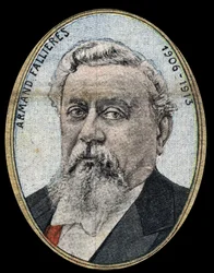 Portræt af Armand Fallieres (1841-1931), republikkens præsident.