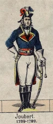 Portræt af Barthelemy Catherine Joubert. General francais (Pont-de-Vaux, Ain