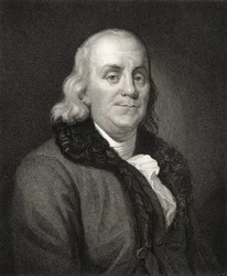 Portræt af Benjamin Franklin (gravering)