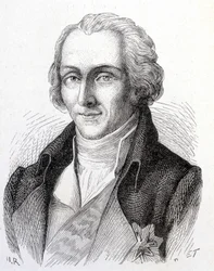 Portræt af Benjamin de Rumford, amerikansk fysiker (1753 - 1814) - i "" Album of Science; berømte videnskabsmænd; Store opdagelser””” 1896.