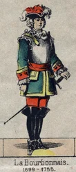 Portræt af Bertrand Francois Mahe, Comte de LA BOURDONNAIS (1699 - 1755), fransk admiral Billede af Epinal fra slutningen af det 19. århundrede.