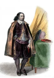 Portræt af Blaise Pascal (1623-1662), fransk matematiker og forfatter.