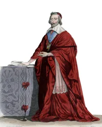 Portræt af kardinal Richelieu (Armand Jean du Plessis) (1585-1642), fransk præst, adelig og statsmand.