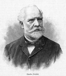 Portræt af Charles Friedel (1832-1899), fransk kemiker og mineralog.