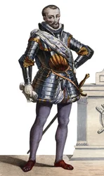 Portræt af Charles de Cosse, greve af Brissac (1505-1563), marskal af Frankrig.