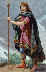 Portræt af Clotaire (Clothaire) I, kongen af frankerne af 511a 561).