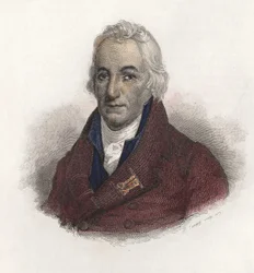 Portræt af grev Claude Berthollet (1748-1822), fransk kemiker. i "Portraits des Hommes Useful"