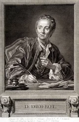Portræt af Diderot fra Encyclopedia of Diderot and Alembert