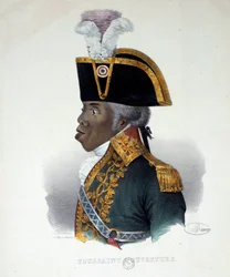Portræt af Francois Dominique Toussaint kendt som "Toussaint-Louverture" (Toussaint Louverture