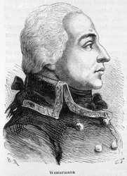 Portræt af Francois Joseph Westermann, fransk general (1751-1794) - i "" L