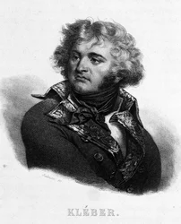 Portræt af general Jean Baptiste Kléber (1753 - 1800) - i "" Revolution francaise"" af Thiers. 19. århundrede