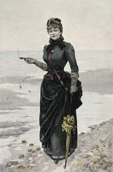 Portræt af Gyp (Sibylle Gabrielle Marie Antoinette Riquetti de Mirabeau, grevinde af Martel de Janville) (1849-1932), fransk forfatter Fren