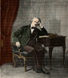 Portræt af Henri Victor Regnault (1810-1878) - Portræt af Henri Victor Regnault, fransk fysiker og kemiker (1810-78) - Indgravering i "" Videnskaber gjort tilgængelige for alle - fysik og kemi populaires"" af Alexis Clerc - Slutningen af det 19. århundrede