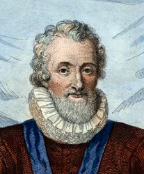 Portræt af Henrik IV (1553-1610), konge af Frankrig.