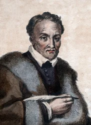 Portræt af Jacques Amyot (1513-1593), fransk biskop, forfatter og oversætter.