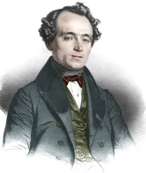 Portræt af Jean Baptiste (Jean-Baptiste) Andre Dumas (1800-1884) fransk kemiker.