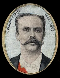 Portræt af Jean Casimir-Perrier (Casimir Perrier, Casimir Perrier, Casimir-Perrier) (1847-1907), præsident for den franske republik.