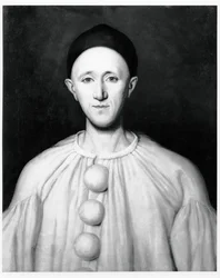 Portræt af Jean Charles Deburau (1829-73) som Pjerrot