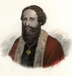 Portræt af Joseph Pitton de Tournefort (1656-1708), fransk rejsende og botaniker. I "" Portrætter af nyttige mænd""