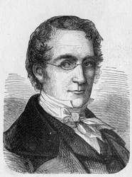 Portræt af Louis-Joseph Gay-Lussac (Louis Joseph Gay Lussac) (1778 - 1850) - i "" Album of Science; berømte lærde; Store opdagelser””” 1896.