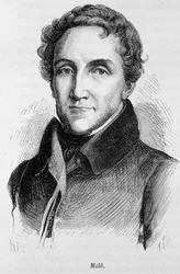 Portræt af Louis-Mathieu Mole - Portræt af Louis Mathieu, jarl af Mole (1781 - 1855), fransk politiker - i "" L