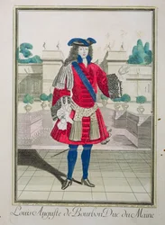 Portræt af Louis Auguste de Bourbon (1670-1736) hertug af Maine
