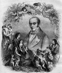 Portræt af Louis Benoit Guersant (1777-1848), fransk læge.