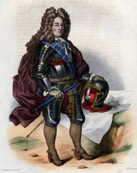 Portræt af Louis Joseph de Bourbon, hertug af Vendome (1645-1712), fransk militærchef og marskal af Frankrig.