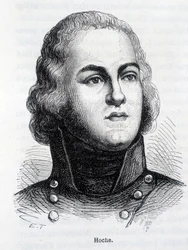 Portræt af Louis Lazare Hoche (1768-1797), fransk general - i "" L