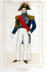 Portræt af Louis Philippe I, franskmændenes konge.