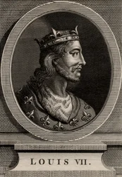 Portræt af Ludvig VII