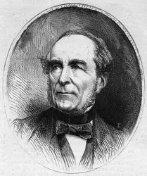 Portræt af Louis Vitet (1802-1873), fransk politiker. Indgravering i "" Le Monde Illustré"" nr. 844 af 13. juni 1873.
