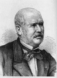 Portræt af M.F.E. Belgrand (1810 - 1878) - i "" Album of Science; berømte lærde; Store opdagelser””” 1896.