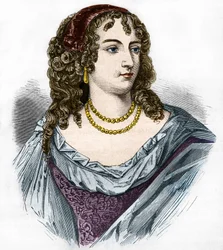 Portræt af Marion Delorme (Marie de Lon, Demoiselle de Lorme