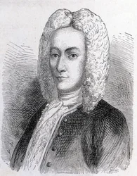 Portræt af Mathieu Dutilh (1715-1791) - i "" Album of Science; berømte lærde; Grandes opdagelser””” 1896.