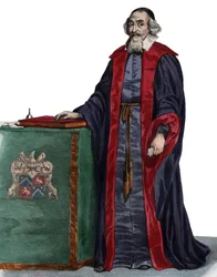 Portræt af Mathieu Mole (1584-1656), fransk statsmand.