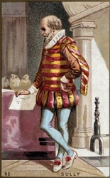 Portræt af Maximilian de Bethune, Baron de Rosny, hertug af Sully (1560-1641), fransk politiker.