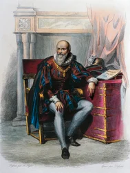Portræt af Maximilien De Bethune, hertug af Sully