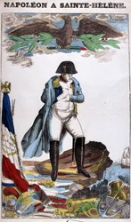 Portræt af Napoleon Bonaparte i St. Helena. Billede af Epinal