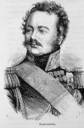 Portræt af Paskiewitch (eller Paskeevich), russisk marskal (1782 - 1856) - i "" L