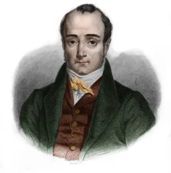 Portræt af Paul Jean Pierre Sauzet (1809-1876), fransk politiker. i "" LIBRE DES PERSONERS"" af Louis de Cormenin Timon. 1842. Privat samling.