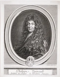 Portræt af Philippe Quinault (1635-88)