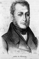 Portræt af Pierre Francais Audry de Puyraveau (1783-1852), fransk stedfortræder.