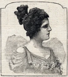 Portræt af prinsesse Caraman-Chimay (Caraman Chimay) (Clara Ward - 1873 - 1916)